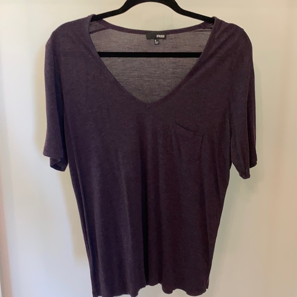 Aritzia Wilfred Free purple t-shirt